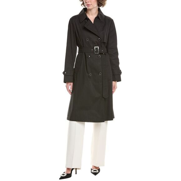 Herno Womens  Trenchcoat, Black - Picture 1 of 3